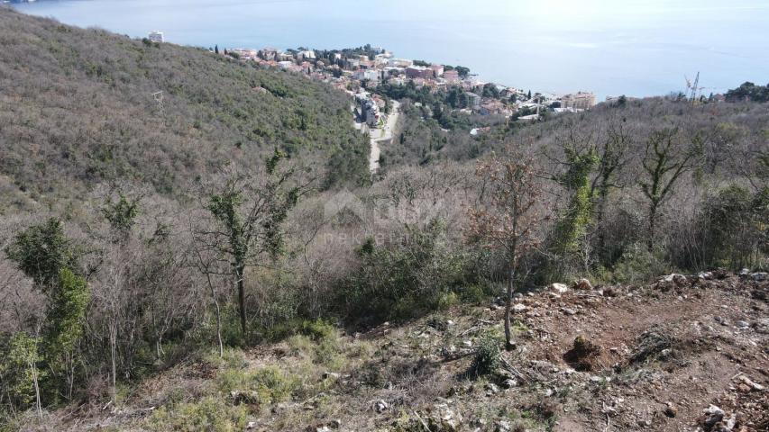 OPATIJA , KOLAVIĆI- građ. zemljište, 1017 m2, PANORAMSKI POGLED NA MORE!!!