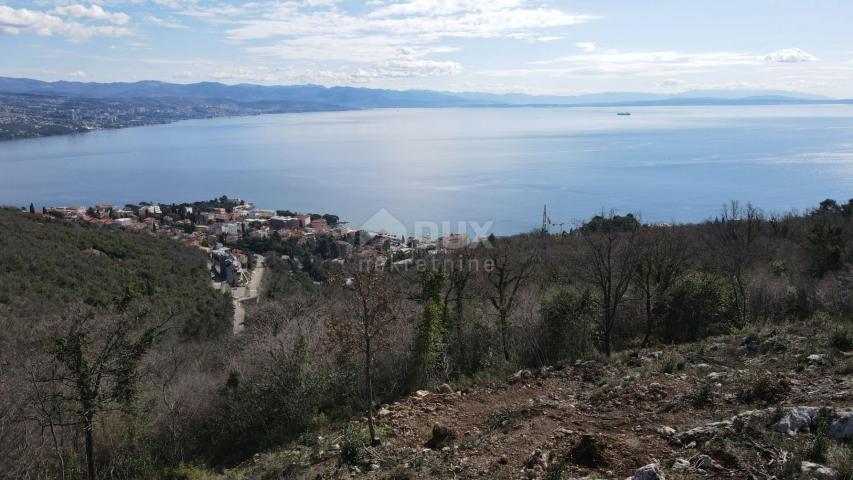 OPATIJA , KOLAVIĆI- građ. zemljište, 1017 m2, PANORAMSKI POGLED NA MORE!!!