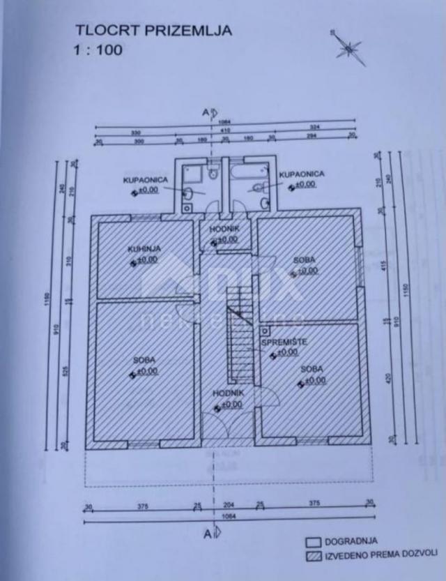 SRIMA, VODICE - Dvije kuće na prostranom terenu