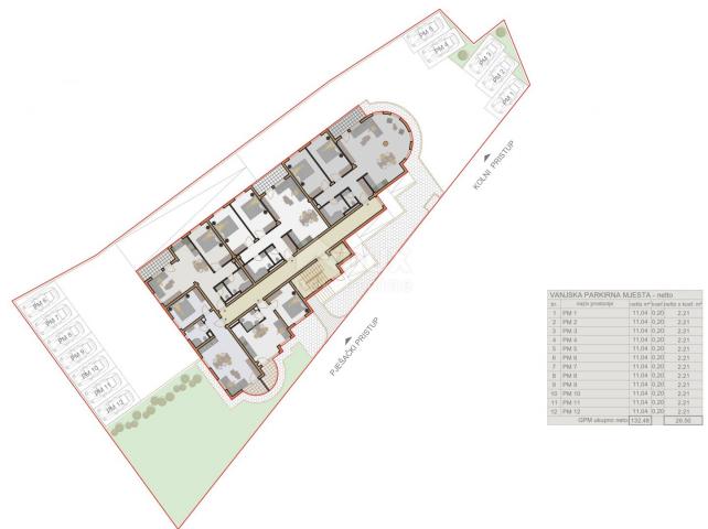 ISTRIEN, PULA - 1BR+DB-Wohnung im 3. Stock eines neuen Gebäudes