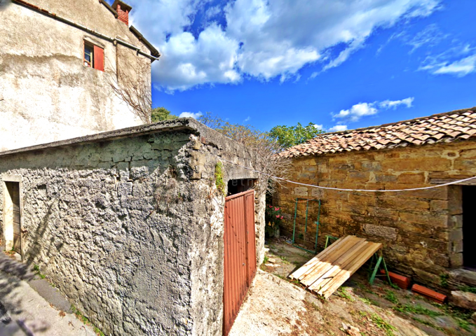 ISTRIA, CEROVLJE - Stone house with a panoramic view