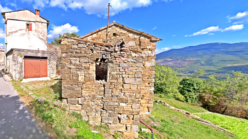 ISTRIA, CEROVLJE - Stone house with a panoramic view