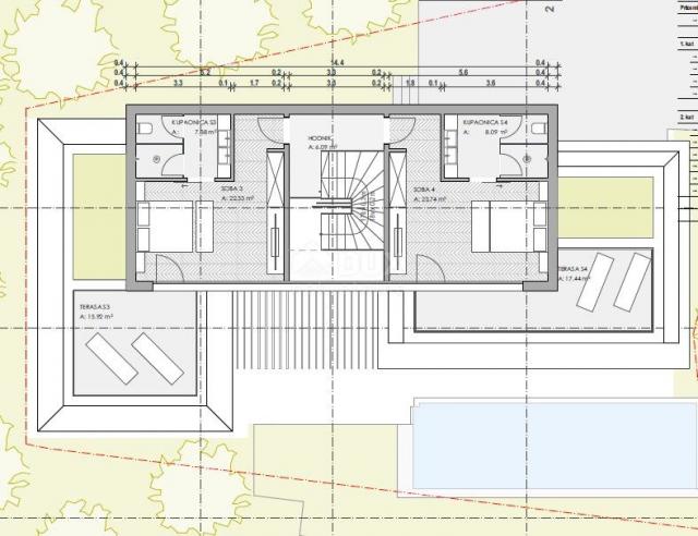 OPATIJA, CENTAR - prekrasna luksuzna vila iznad centra Opatije s panoramskim pogledom na more i veli