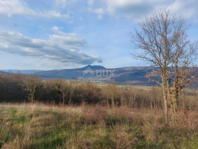 ISTRA, KRŠAN - Atraktivno građevinsko zemljište s pogledom na Učku