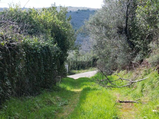 LABIN, SVETA MARINA – Baugrundstück 500m2 mit Meerblick und konzeptionellem Projekt