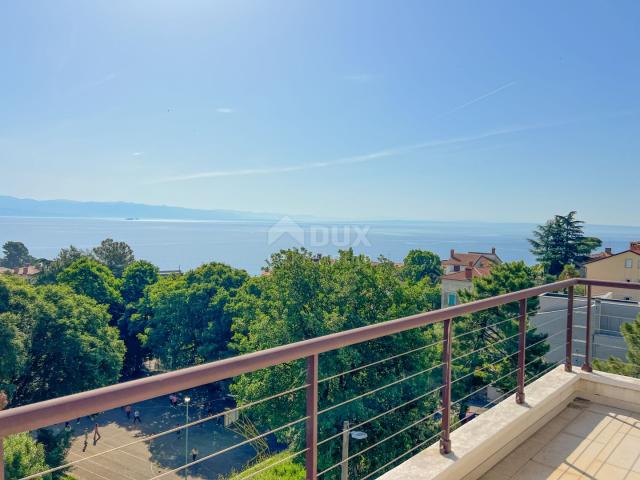 OPATIJA, LOVRAN - vrhunski stan spreman za uređenje s panoramskim pogledom i blizu mora