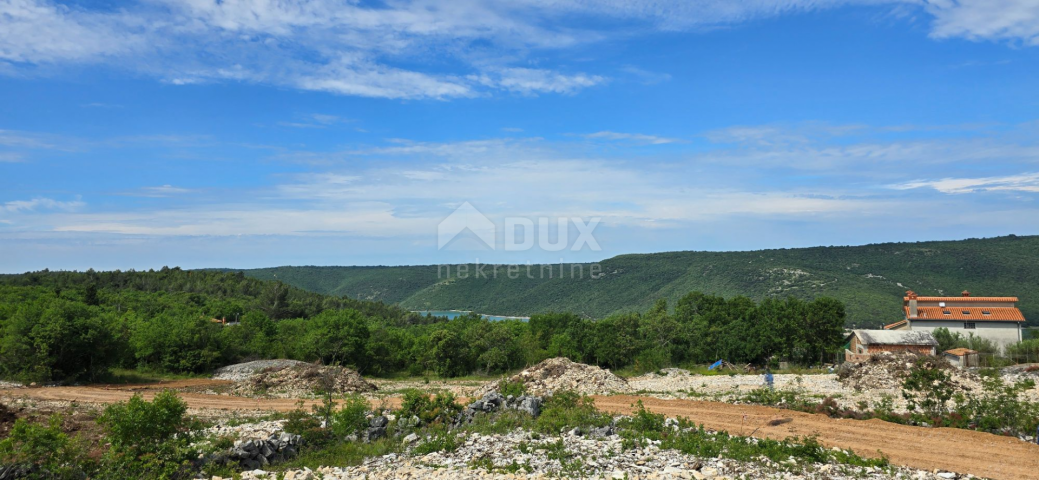 ISTRA, RABAC - Građevinsko zemljište s pogledom na more