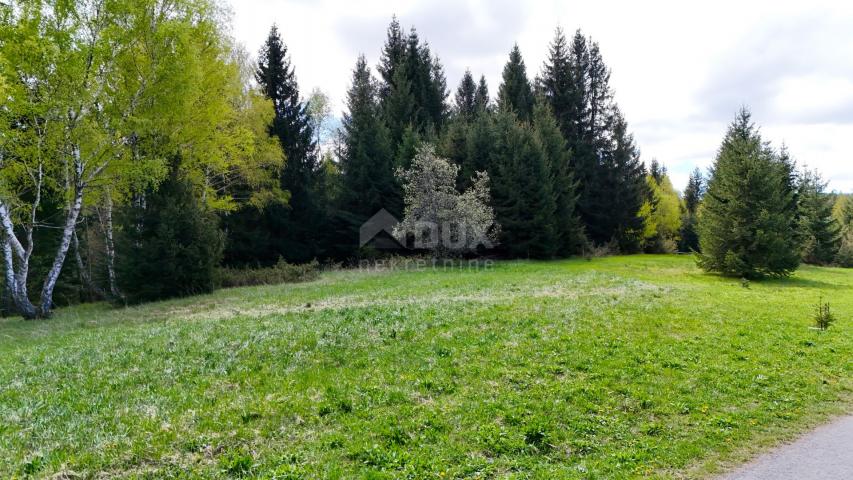 GORSKI KOTAR, RAVNA GORA - Building plot 1553 m2 next to a stream