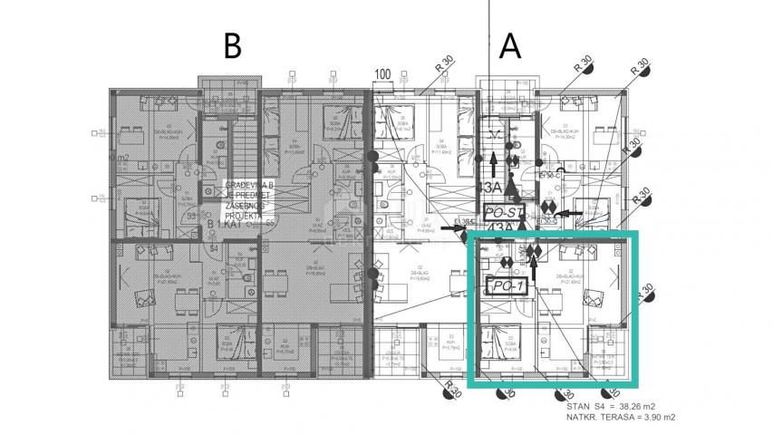 ISTRIA, BARBAN - Apartment on the first floor of a new building