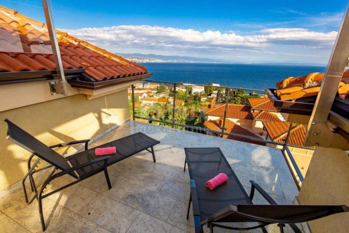 OPATIJA - an exclusive villa in an attractive location with a phenomenal view of the sea