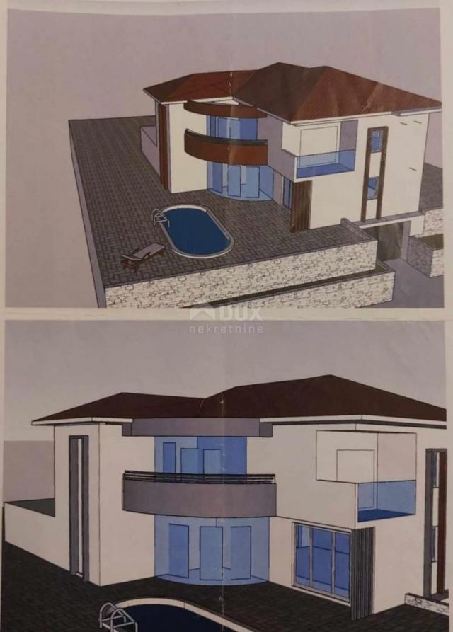 OPATIJA, MATULJI - Haus im Bau 230m2 + Umgebung 400m2