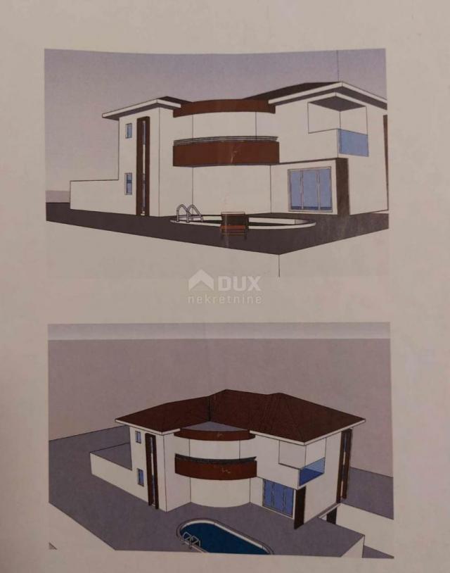 OPATIJA, MATULJI - Haus im Bau 230m2 + Umgebung 400m2