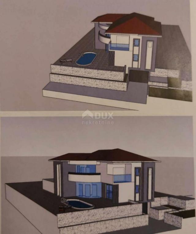 OPATIJA, MATULJI - Haus im Bau 230m2 + Umgebung 400m2