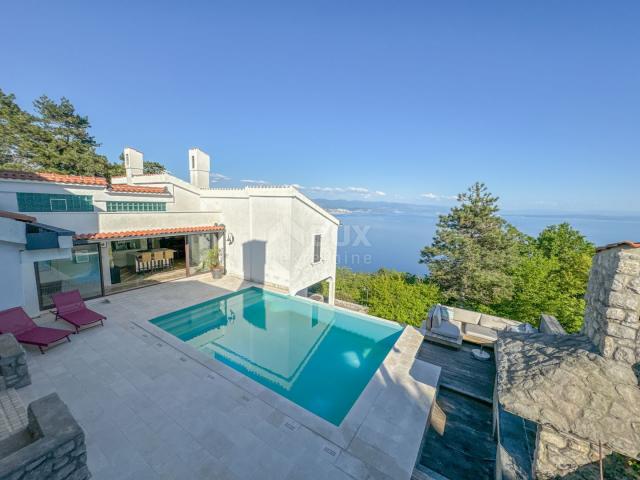 OPATIJA RIVIERA – eine private Villa mit besonderer Ausstattung mit Swimmingpool und Panoramablick a