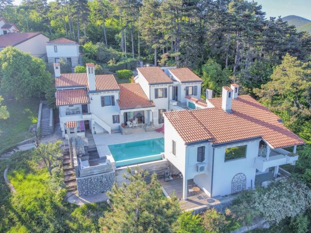 OPATIJA RIVIERA – eine private Villa mit besonderer Ausstattung mit Swimmingpool und Panoramablick a