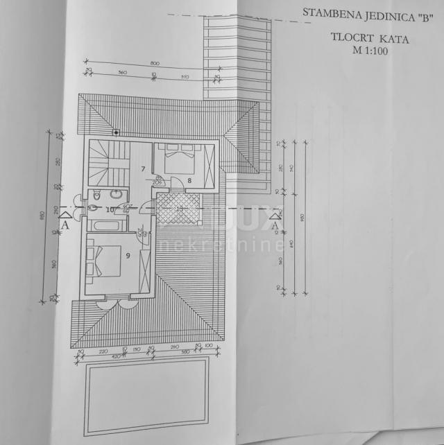 ISTRIEN, LABIN - Haus und Grundstück mit Baugenehmigung