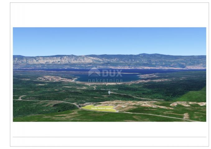 KRK ISLAND, TRIBULJE - building plot 3946m2 with project