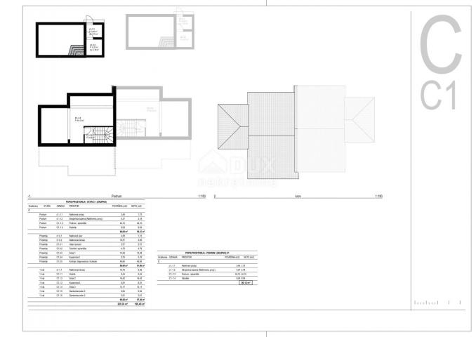 KRK ISLAND, TRIBULJE - building land with project