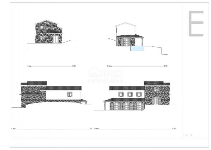 OTOK KRK, TRIBULJE - građevinsko zemljište s projektom