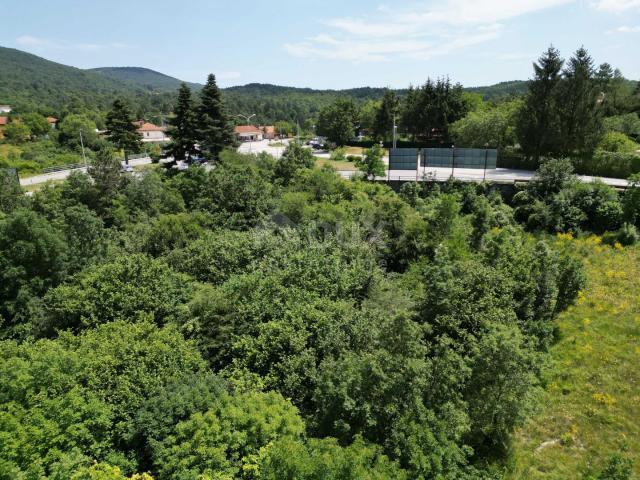 MATULJI, JURDANI, RUPA - Baugrundstück 9000m2 mit GEBÄUDE. GENEHMIGUNG für ein Hallen- und Gewerbewo