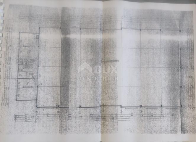 MATULJI, JURDANI, RUPA - Baugrundstück 9000m2 mit GEBÄUDE. GENEHMIGUNG für ein Hallen- und Gewerbewo