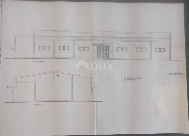 MATULJI, JURDANI, RUPA - Baugrundstück 9000m2 mit GEBÄUDE. GENEHMIGUNG für ein Hallen- und Gewerbewo