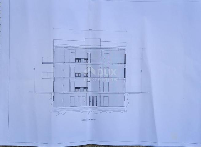 MATULJI, JURDANI, RUPA - Baugrundstück 9000m2 mit GEBÄUDE. GENEHMIGUNG für ein Hallen- und Gewerbewo