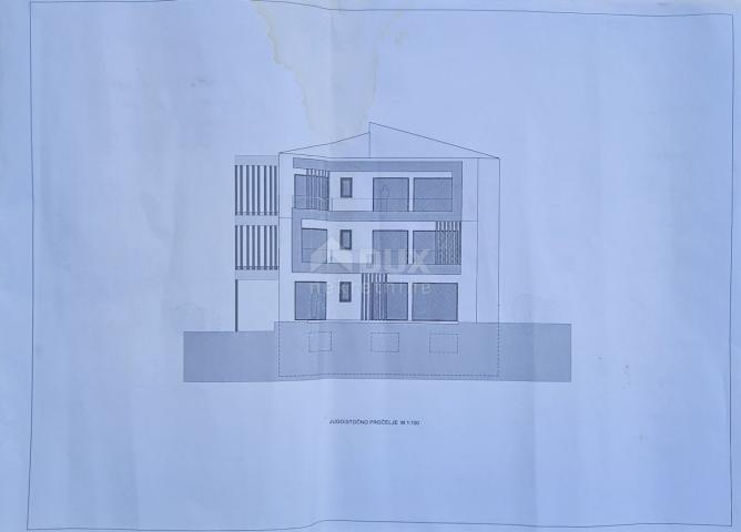 MATULJI, JURDANI, RUPA - Baugrundstück 9000m2 mit GEBÄUDE. GENEHMIGUNG für ein Hallen- und Gewerbewo