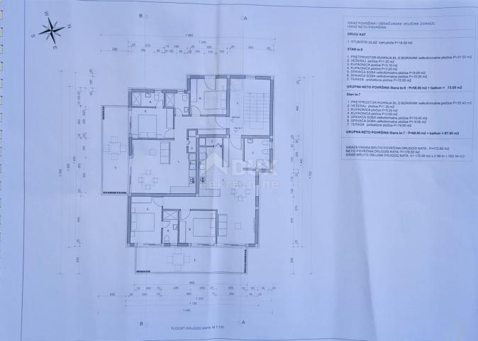 MATULJI, JURDANI, RUPA - Baugrundstück 9000m2 mit GEBÄUDE. GENEHMIGUNG für ein Hallen- und Gewerbewo