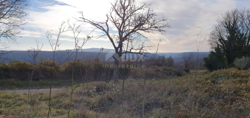 ISTRIEN, BARBAN - Grundstück mit gültiger Genehmigung und bezahlten Nebenkosten, schöne Aussicht