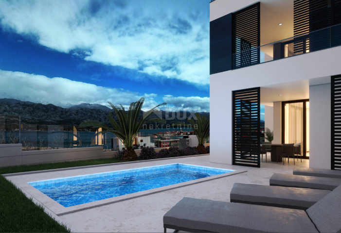 VINJERAC, ZADAR – Premium-Apartment mit Pool und spektakulärer Aussicht