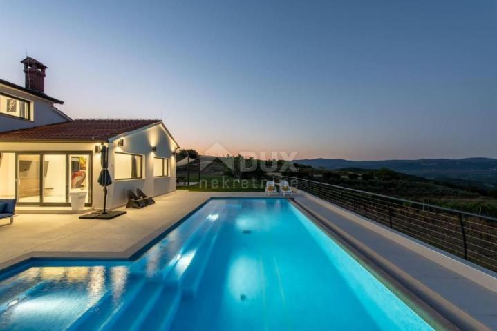 ISTRIA, BUZET - A beautiful villa with an enchanting view