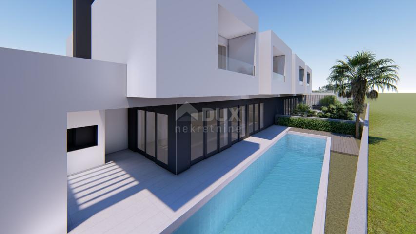 ZADAR, ZATON - Luxury Semi-detached Villa with Heated Pool, Sauna and Gym! New construction! A1