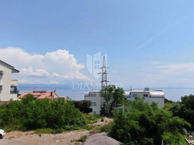 Opatija, surroundings, building plot with a beautiful view of the sea