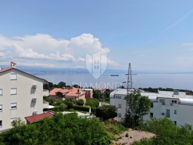 Opatija, surroundings, building plot with a beautiful view of the sea