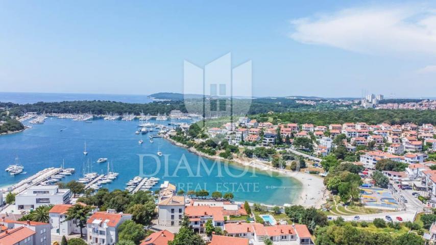 Pula-Bereich, Haus mit einem schönen Garten und Blick auf das Meer