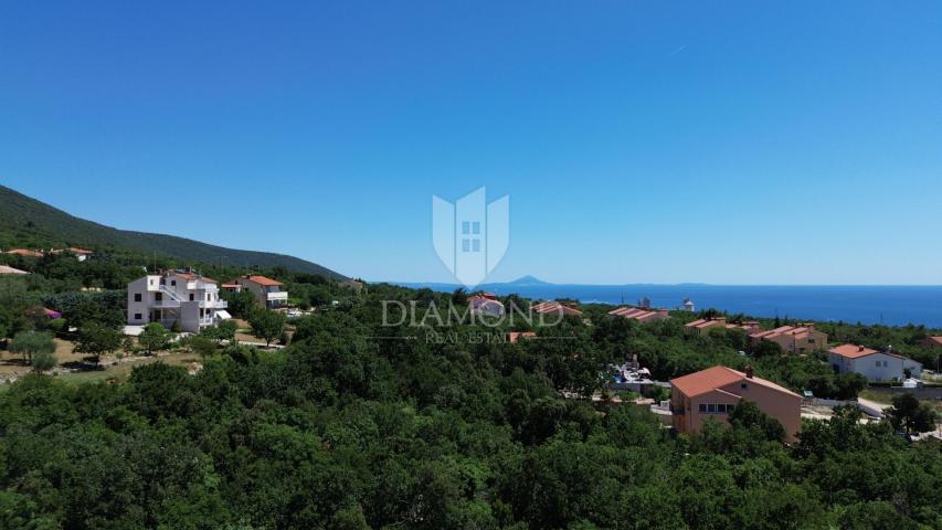 Labin, surroundings, building plot by the sea