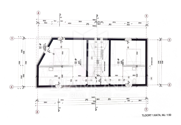 Poreč, Umgebung, Grundstück mit einem Projekt 100 m vom Meer entfernt!