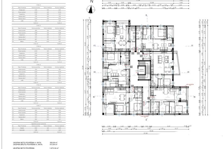 Pula, stan u novogradnji na drugom katu 52 m2