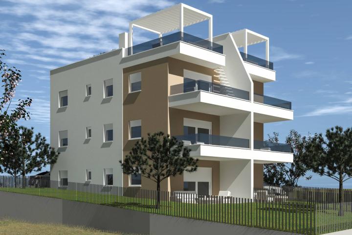 Pag, Mandre trosoban stan-apartman S2 na drugom katu NKP 71 m2 NOVOGRADNJA