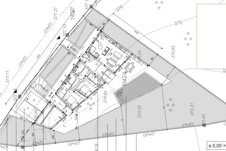 Istra, Žminj, moderna vila u izgradnji 170m2