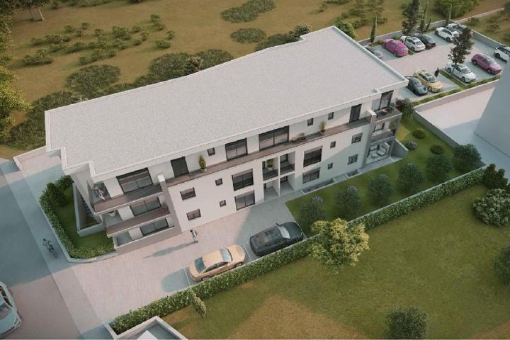 Istra, Štinjan, dvosoban stan BE na 1. katu NKP 54, 91m2 - novogradnja 