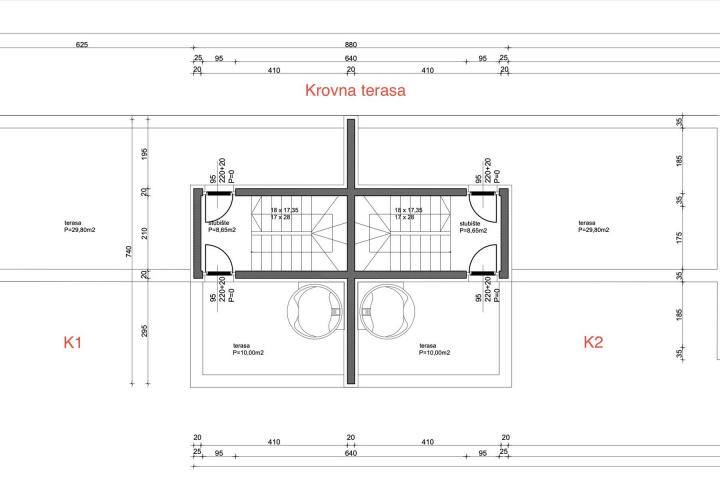 Zadar okolica, Kuća u nizu s bazenom i jacuzzijem NOVOGRADNJA K1