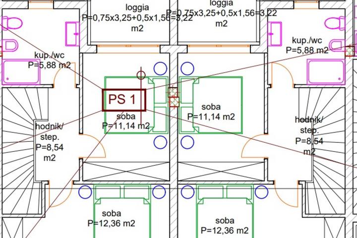 Istra, Ližnjan - duplex kuća s vrtom 70 m2, NKP 90 m2, dvoetažno - 900 m od mora