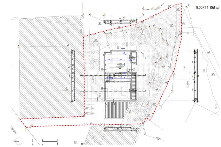 Hvar, Vrboska, građevinsko zemljište s projektom