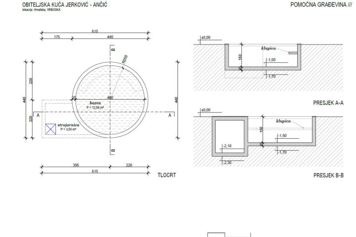 Hvar, Vrboska, građevinsko zemljište s projektom