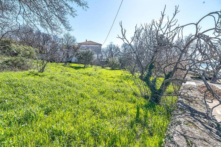 Novi Vinodolski, Povile, jedinstveno zemljište 4453 m2 s kućom 1. red do mora