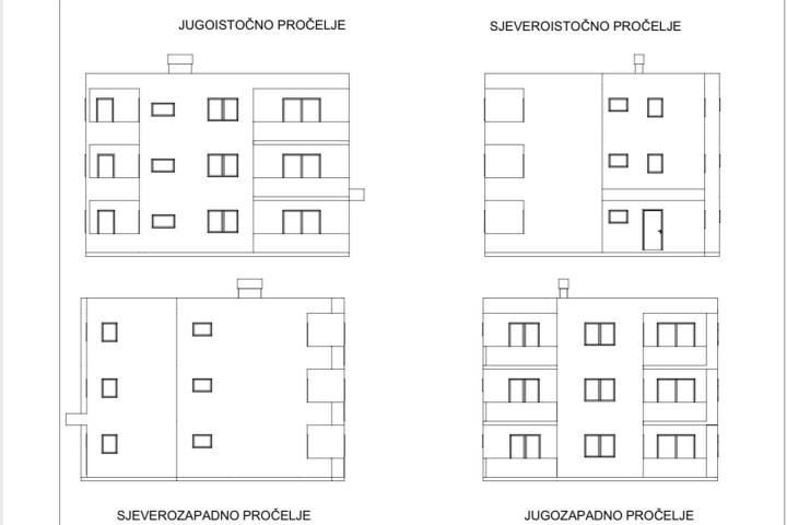 Istra, Medulin, stan na prvom katu novogradnje 115 m2