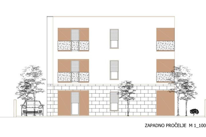 Pula, bliža okolica - moderno namješten i opremljen četverosobni stan S4 na prvom katu, NKP 93. 10 m