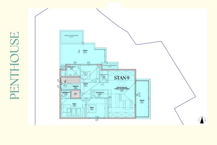 Opatija, stan A5 pogled more, moderna novogradnja  63, 88 m2 